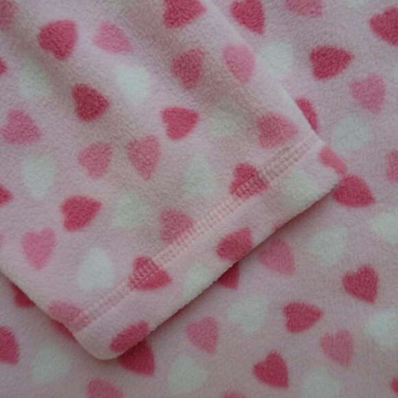 💰3/$25 Charter Club Women's Pajama Top Fleece Pink Heart Pastel Valentine XL - Picture 8 of 10